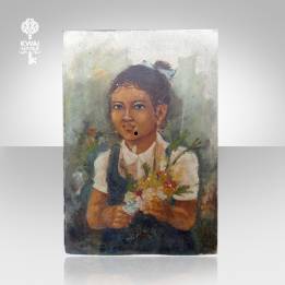 (LKS 54) LUKISAN GADIS KECIL ...