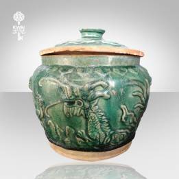 (GCI 16) GUCI HIJAU MOTIF NAGA