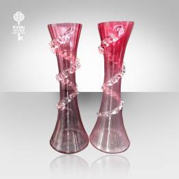 (VAS 75) VAS MERAH KRISTAL UL...